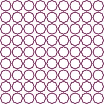 Seamless vector pattern in geometric ornamental style Illustrazione stock