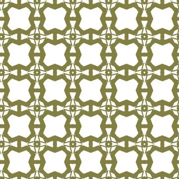 Seamless vector pattern in geometric ornamental style Stock Illustration