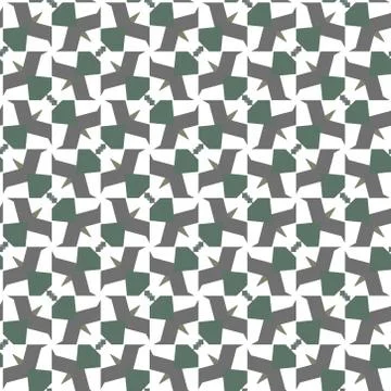 Seamless vector pattern in geometric ornamental style Illustrazione stock