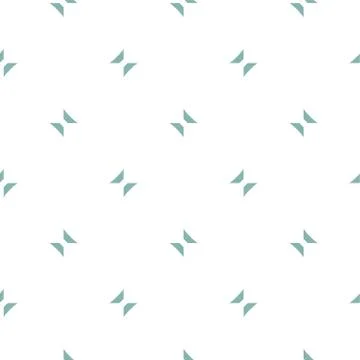 Seamless vector pattern in geometric ornamental style Stock Illustration