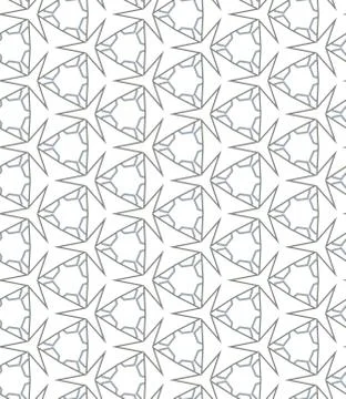 Seamless vector pattern in geometric ornamental style Stock-Illustration