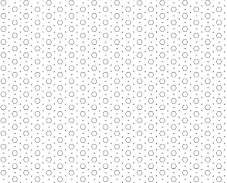 Seamless vector pattern in geometric ornamental style Illustrazione stock