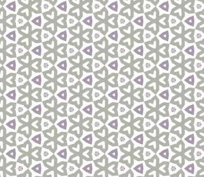 Seamless vector pattern in geometric ornamental style Stock Illustration