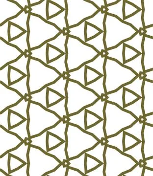 Seamless vector pattern in geometric ornamental style Stock Illustration
