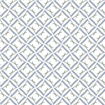 Seamless vector pattern in geometric ornamental style Stock Illustration