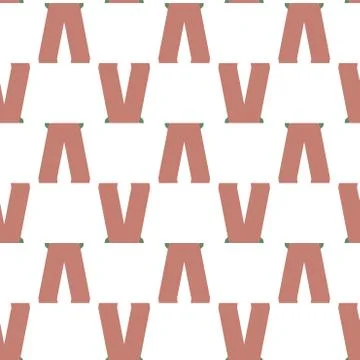 Seamless vector pattern in geometric ornamental style Stock Illustration