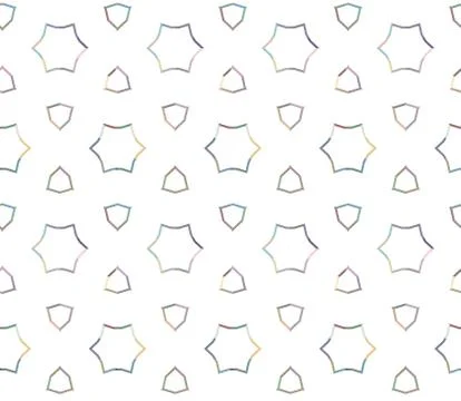 Seamless vector pattern in geometric ornamental style Illustrazione stock