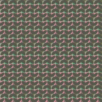 Seamless vector pattern in geometric ornamental style Stock Illustration