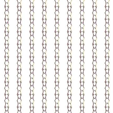 Seamless vector pattern in geometric ornamental style Illustrazione stock