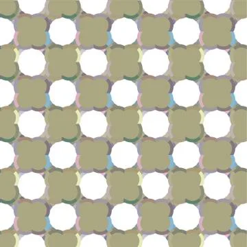 Seamless vector pattern in geometric ornamental style Stock-Illustration