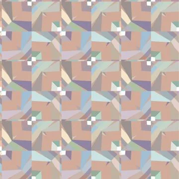 Seamless vector pattern in geometric ornamental style Illustrazione stock