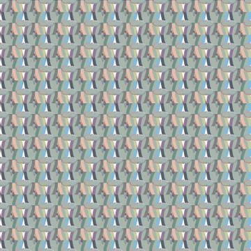 Seamless vector pattern in geometric ornamental style Stock Illustration