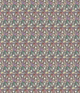 Seamless vector pattern in geometric ornamental style Illustrazione stock