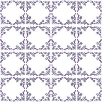 Seamless vector pattern in geometric ornamental style Stock Illustration