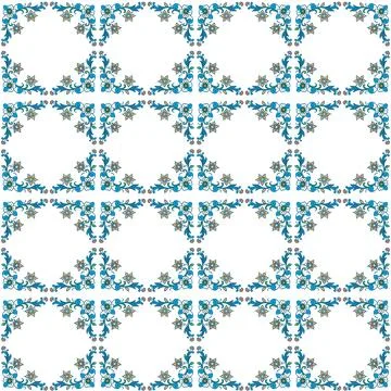 Seamless vector pattern in geometric ornamental style Illustrazione stock