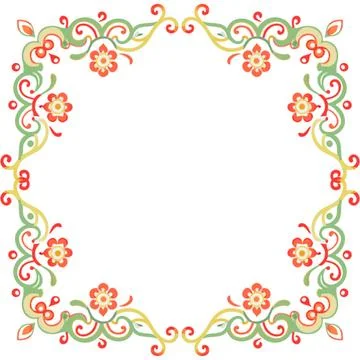 Seamless vector pattern in geometric ornamental style Stock Illustration