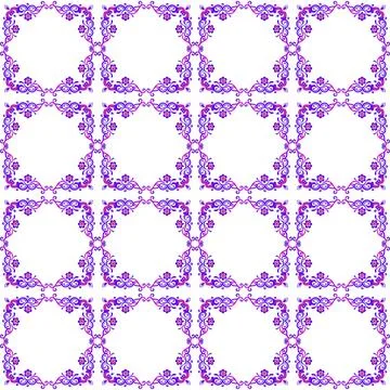 Seamless vector pattern in geometric ornamental style Stock Illustration