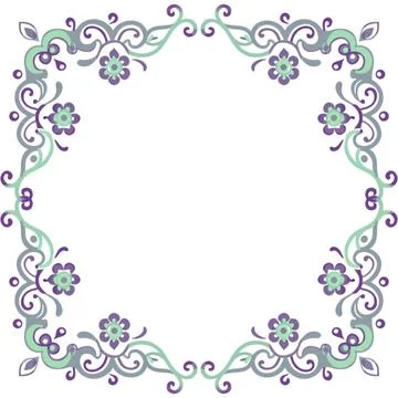 Seamless vector pattern in geometric ornamental style Stock Illustration