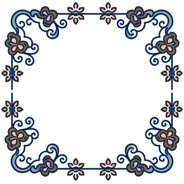 Seamless vector pattern in geometric ornamental style Stock Illustration