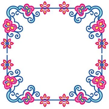 Seamless vector pattern in geometric ornamental style Stock Illustration