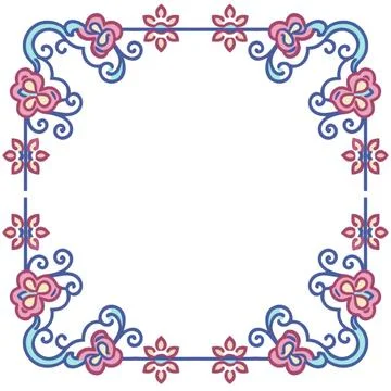 Seamless vector pattern in geometric ornamental style Illustrazione stock