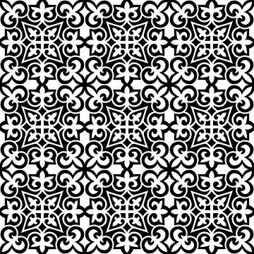Seamless vector pattern in geometric ornamental style. Geometric ornament Illustrazione stock