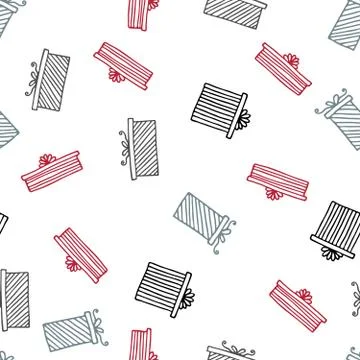 Seamless vector pattern with gift boxes. Wallpaper, textiles, wrapping, card 스톡 일러스트