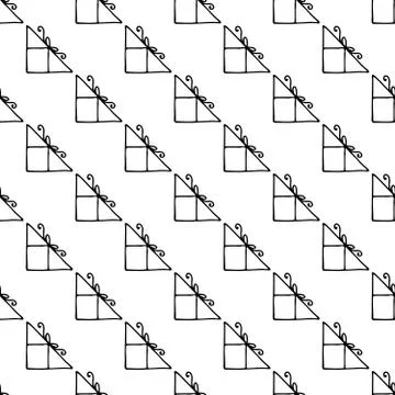 Seamless vector pattern with gift boxes. Wallpaper, textiles, wrapping, card Stock Illustration