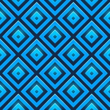 Seamless vector pattern with glossy squares Stock Illustration