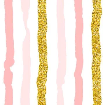 Seamless vector pattern with gold glitter Stock Illustration