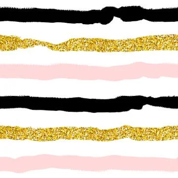 Seamless vector pattern with gold glitter Stock Illustration