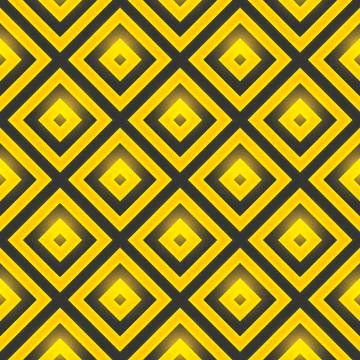 Seamless vector pattern with golden squares Stock Illustration