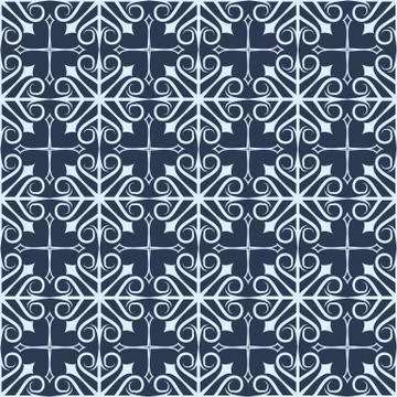 Seamless vector pattern. Graceful Arab ornament. Beautiful pattern lattice. Stock Illustration