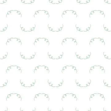 Seamless vector pattern with green leaves. Decorative background. Modern mini Stock-Illustration