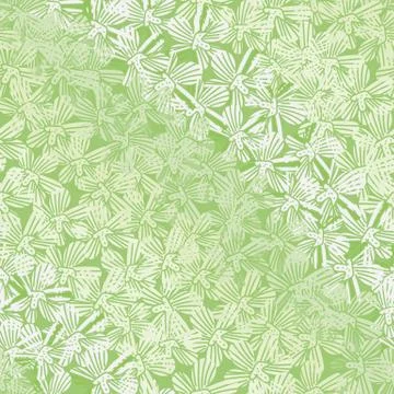 Seamless vector pattern with green orchids forming diagonal stripes Stock Illustration