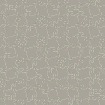 Seamless vector pattern with grey abstract linear shapes Stock Illustration