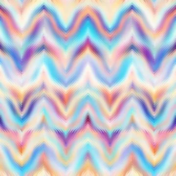 Seamless vector pattern. Grunge chevron pattern in low poly style. Illustrazione stock