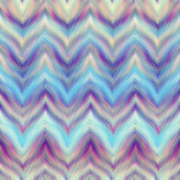 Seamless vector pattern. Grunge chevron pattern in low poly style. Illustrazione stock