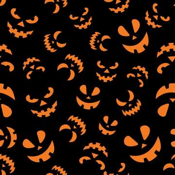 Seamless vector pattern for Halloween design. Vector Illustration. 스톡 일러스트