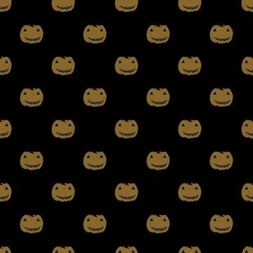 Seamless vector pattern. Halloween design. Vector illustration Stock Illustration