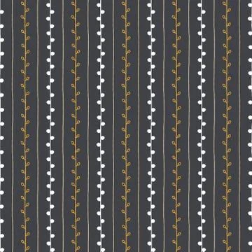 Seamless vector pattern. Hand drawn abstract background Stock Illustration