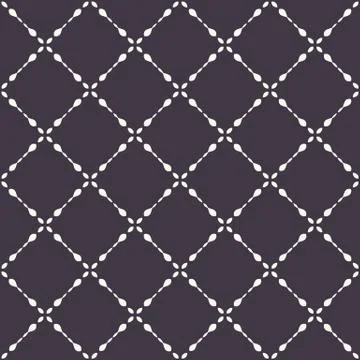 Seamless vector pattern. Hand drawn square lattice grid . Repeating geo 스톡 일러스트