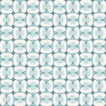 Seamless vector pattern. Hand drawn square retro geometric grid. Modern all over Stock Illustration