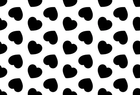 Seamless vector pattern of hearts. Seamless background. Feast of St. Valentin Stock Illustration
