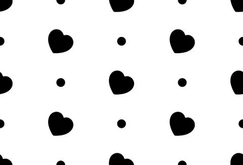 Seamless vector pattern of hearts. Seamless background. Feast of St. Valentin 스톡 일러스트