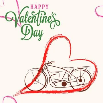 Seamless vector pattern for a holiday of all lovers 스톡 일러스트