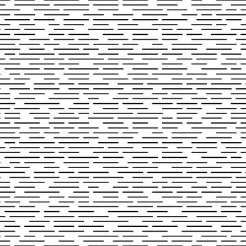Seamless vector pattern of horizontal black thin lines with rounded ends Illustrazione stock