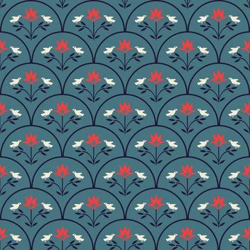 Seamless vector pattern Stock Illustration