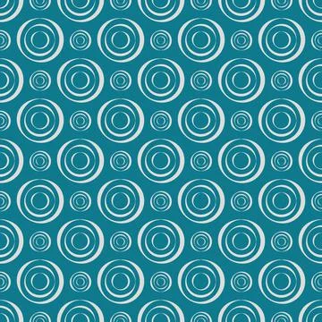 Seamless vector pattern.  Japanese ornament. Stylized shell snail. Stock Illustration