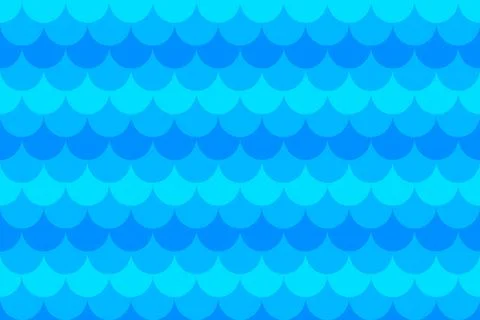 Seamless vector pattern with lines and waves. Sharp waves. Stock Illustration